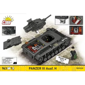 Cobi 2672 Panzer III Ausf.H — bons plans et promos sur Planet-Brick (vue détail 3)