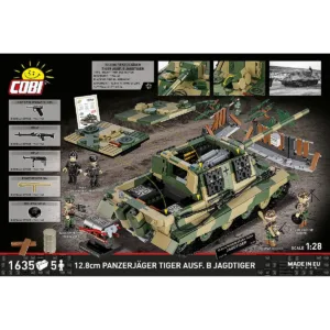 Cobi 2673 12.8 cm Panzerjäger Tiger Ausf.B Jagdtiger - Limited Edition — où acheter au meilleur tarif sur Planet-Brick (vue détail 2)