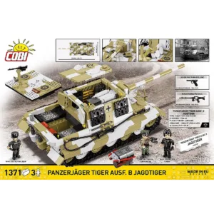 Cobi 2674 Panzerjäger Tiger Ausf.B Jagdtiger — bons plans et promos sur Planet-Brick (vue détail 3)
