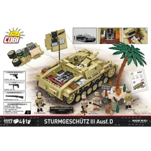 Cobi 2675 Sturmgeschütz III Ausf.D - limited Edition — bons plans et promos sur Planet-Brick (vue détail 3)