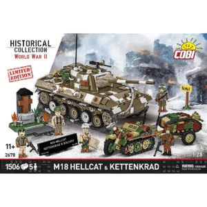 Cobi 2678 M18 Hellcat - Kettenkrad & Goliath - Limited Edition — comparateur de prix sur Planet-Brick (vue détail 1)