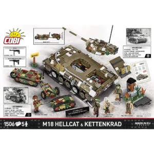 Cobi 2678 M18 Hellcat - Kettenkrad & Goliath - Limited Edition — où acheter au meilleur tarif sur Planet-Brick (vue détail 2)