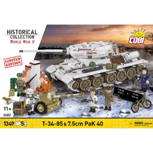 Cobi 2682 T-34-85 & 7.5 cm Pak 40 - Limited Edition — comparateur de prix sur Planet-Brick (vue détail 1)