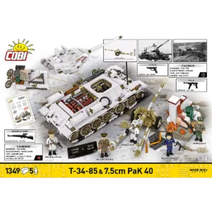 Cobi 2682 T-34-85 & 7.5 cm Pak 40 - Limited Edition — où acheter au meilleur tarif sur Planet-Brick (vue détail 2)