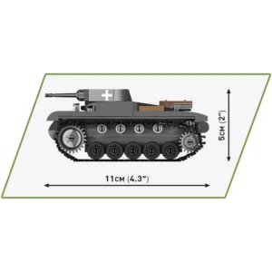 Cobi 2718 Panzer II Ausf. A — meilleure offre du moment sur Planet-Brick (vue détail 5)