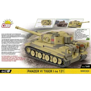 Cobi 2734 Panzer VI Tiger I no 131 — bons plans et promos sur Planet-Brick (vue détail 3)