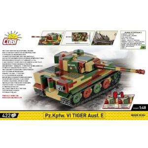 Cobi 2735 Pz.Kpfw. VI Tiger Ausf.E — bons plans et promos sur Planet-Brick (vue détail 3)