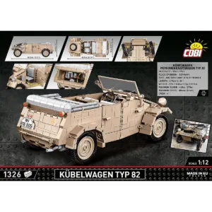 Cobi 2803 Kübelwagen  Personenkraftwagen Typ 82 — comparez les prix sur Planet-Brick (vue détail 4)
