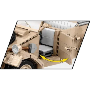 Cobi 2803 Kübelwagen  Personenkraftwagen Typ 82 — meilleure offre du moment sur Planet-Brick (vue détail 5)