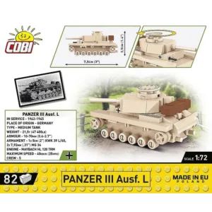 Cobi 3090 Panzer III Ausf.L — où acheter au meilleur tarif sur Planet-Brick (vue détail 2)