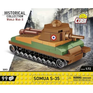 Cobi 3093 Somua S-35 — comparateur de prix sur Planet-Brick (vue détail 1)