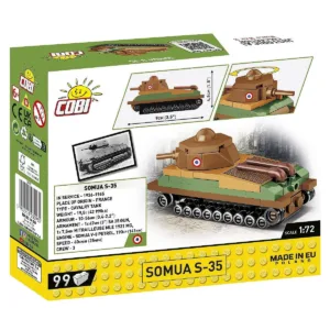 Cobi 3093 Somua S-35 — comparatif marchands sur Planet-Brick (vue détail 7)