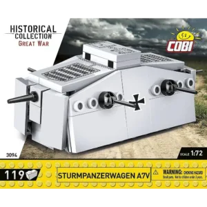 Cobi 3094 Sturmpanzerwagen A7V — comparateur de prix sur Planet-Brick (vue détail 1)