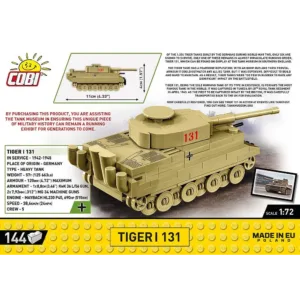Cobi 3095 Tiger I 131 — où acheter au meilleur tarif sur Planet-Brick (vue détail 2)