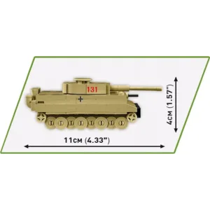 Cobi 3095 Tiger I 131 — bons plans et promos sur Planet-Brick (vue détail 3)