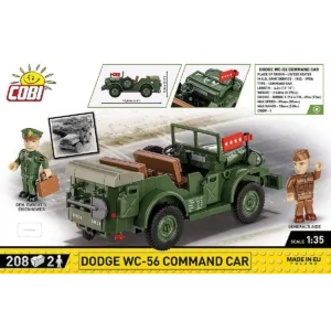 Cobi 3111 Dodge WC-56 Command Car — bons plans et promos sur Planet-Brick (vue détail 3)
