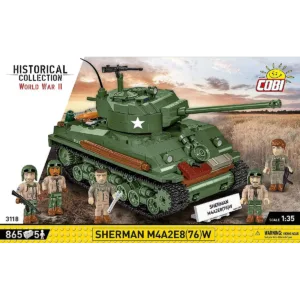 Cobi 3118 Sherman M4A2E8(76)W — bons plans et promos sur Planet-Brick (vue détail 3)
