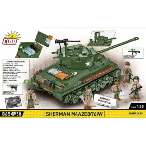 Cobi 3118 Sherman M4A2E8(76)W — comparez les prix sur Planet-Brick (vue détail 4)