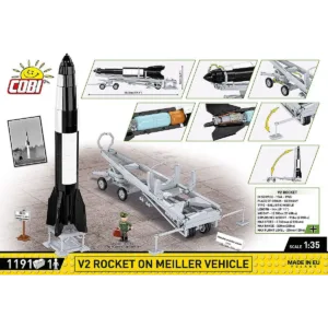 Cobi 3120 V2 Rocket on Meiller Vehicle - Executive Edition — bons plans et promos sur Planet-Brick (vue détail 3)