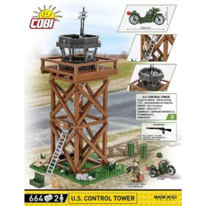 Cobi 3125 U.S. Control Tower — bons plans et promos sur Planet-Brick (vue détail 3)