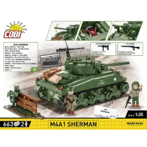 Cobi 3126 M4A1 Sherman — bons plans et promos sur Planet-Brick (vue détail 3)