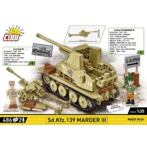 Cobi 3131 Sd.Kfz.139 Marder III — bons plans et promos sur Planet-Brick (vue détail 3)