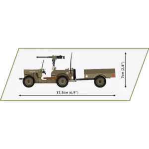 Cobi 3132 Willys MB & Trailer — comparez les prix sur Planet-Brick (vue détail 4)