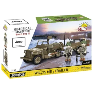 Cobi 3132 Willys MB & Trailer — prix le plus bas sur Planet-Brick (vue détail 6)