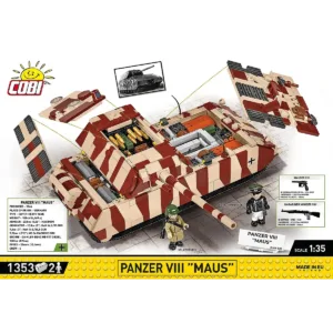 Cobi 3138 Panzer VIII Maus — bons plans et promos sur Planet-Brick (vue détail 3)