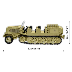 Cobi 3143 Sd.Kfz.8 Towing 8.8 cm Flak 36 — prix le plus bas sur Planet-Brick (vue détail 6)