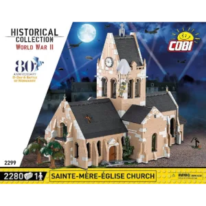 Cobi 2299 Sainte-Mère-Église Church — où acheter au meilleur tarif sur Planet-Brick (vue détail 2)