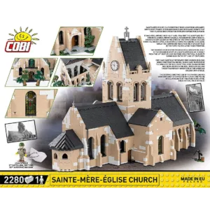 Cobi 2299 Sainte-Mère-Église Church — bons plans et promos sur Planet-Brick (vue détail 3)