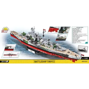 Cobi 4839 Battleship Tirpitz — meilleure offre du moment sur Planet-Brick (vue détail 5)