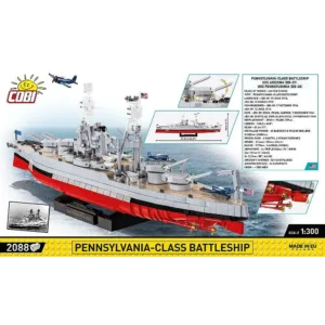 Cobi 4842 Pennsylvania - Class Battleship (2in1) - Executive Edition — meilleure offre du moment sur Planet-Brick (vue détail 5)