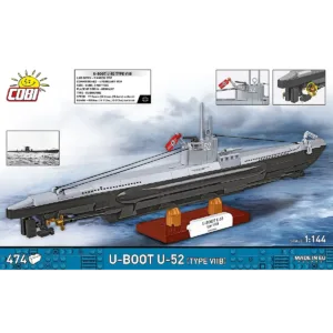 Cobi 4852 U-Boot U-52 (Type VIIB) — bons plans et promos sur Planet-Brick (vue détail 3)
