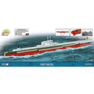 Cobi 4855 ORP Orzeł — bons plans et promos sur Planet-Brick (vue détail 3)