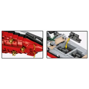 Cobi 4860 Battleship Bismarck — comparatif marchands sur Planet-Brick (vue détail 7)