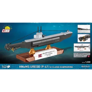 Cobi 4861 HNoMS Uredd (P-41) U-class submarine — bons plans et promos sur Planet-Brick (vue détail 3)
