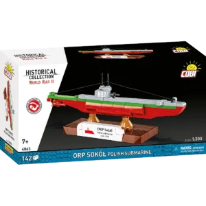 Cobi 4863 ORP Sokół Polish Submarine — prix le plus bas sur Planet-Brick (vue détail 6)
