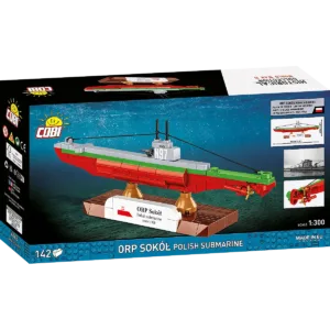 Cobi 4863 ORP Sokół Polish Submarine — comparatif marchands sur Planet-Brick (vue détail 7)