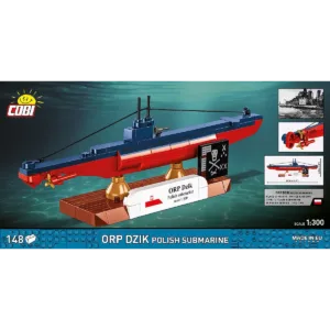 Cobi 4864 ORP Dzik Polish Submarine — où acheter au meilleur tarif sur Planet-Brick (vue détail 2)