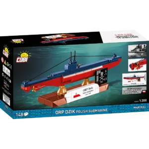Cobi 4864 ORP Dzik Polish Submarine — prix le plus bas sur Planet-Brick (vue détail 6)
