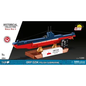 Cobi 4864 ORP Dzik Polish Submarine — comparatif marchands sur Planet-Brick (vue détail 7)