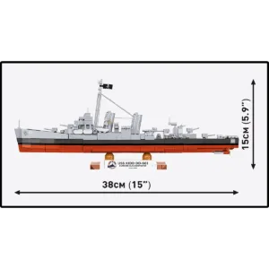 Cobi 4866 USS Kidd DD-661 — comparatif marchands sur Planet-Brick (vue détail 7)