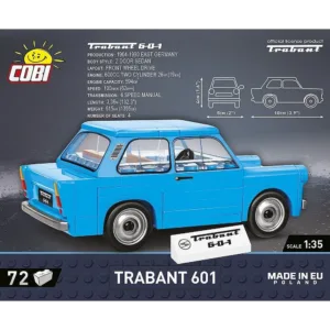 Cobi 24539 Trabant 601 — où acheter au meilleur tarif sur Planet-Brick (vue détail 2)