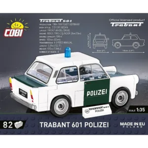 Cobi 24541 Trabant 601 Polizei — où acheter au meilleur tarif sur Planet-Brick (vue détail 2)