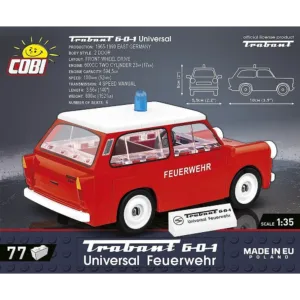 Cobi 24555 Trabant 601 Universal Feuerwehr — où acheter au meilleur tarif sur Planet-Brick (vue détail 2)