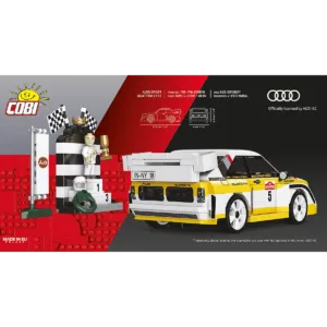 Cobi 24668 Audi Sport quattro S1 E2 Rally Legend (1985) — où acheter au meilleur tarif sur Planet-Brick (vue détail 2)