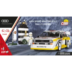 Cobi 24668 Audi Sport quattro S1 E2 Rally Legend (1985) — comparatif marchands sur Planet-Brick (vue détail 7)