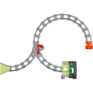 LEGO 10425 Set d'extension : Les rails et le tunnel du train — comparez les prix sur Planet-Brick (vue détail 4)